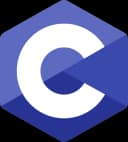 C Language Logo in the sliding deck